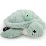 Peluche les ptipotos sauvenou maman et bb tortue menthe (29 cm)