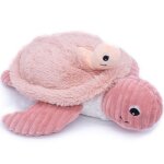 Peluche les ptipotos sauvenou maman et bb tortue rose (29 cm)