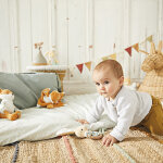 Peluche renard l�onard les fripons (25 cm)