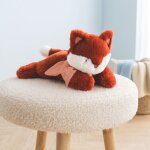 Peluche renard pantin roux (25 cm)