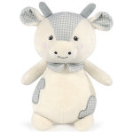 Peluche vache little bloom gris (24 cm)
