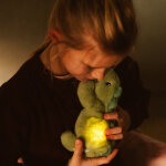 Peluche veilleuse j�room le dinosaure vert