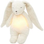 Peluche veilleuse lapin nature bio blanc polaire 2. 0