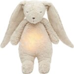 Peluche veilleuse lapin nature bio avec sons & lumires sable 2. 0