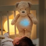 Peluche veilleuse sleepy ours �cru