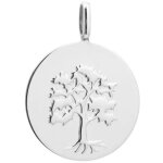 Pendentif arbre de vie personnalisable (argent)