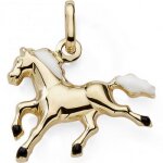 Pendentif cheval (or jaune 375)