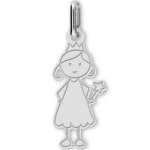 Pendentif fe (or blanc 375)