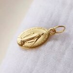 Pendentif m�daille miraculeuse (plaqu� or)