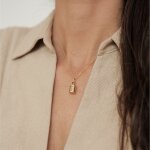Pendentif mon petit secret personnalisable (plaqu� or jaune)