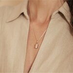 Pendentif mon petit secret personnalisable (plaqu� or rose)