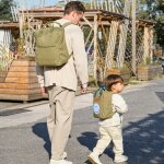 Petit sac � dos carr� little one & me olive