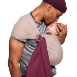 Petite �charpe sling sans n?ud figue - latte