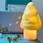 Petite lampe veilleuse champignon amande