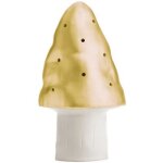 Petite lampe veilleuse champignon dor