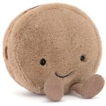 Peluche amuseable mona le macaron (12 cm)