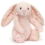 Peluche bashful lapin en fleurs cerise (18 cm)