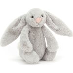 Peluche bashful lapin silver (18 cm)