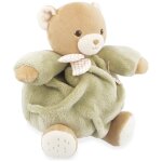 Peluche patapouf ours vert (17 cm)