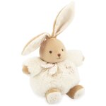 Peluche patapouf lapin cr�me (17 cm)
