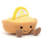 Peluche amuseable collette la tarte au citron (11 cm)