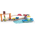 Circuit de train cargo et grue