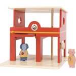 Caserne de pompiers en bois all animals