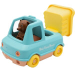 Camion benne de petit ours brun menthe