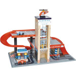 Garage et station de service blue bird en bois