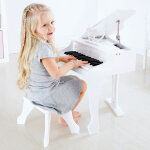 Piano � queue �lectronique deluxe blanc