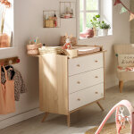 Plan � langer pour commode acces bois blanc