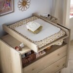 Plan � langer coulissant pour commode 2 tiroirs et 1 niche my love