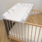Plan � langer avec matelas gris (pour lits 60 x 120 cm et 70 x 140 cm)