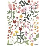 Planche de stickers a3 fleurs queyran