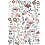 Planche de stickers a3 ocean flowers