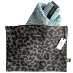 Pochette leopard grey