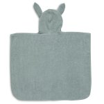 Poncho de bain lapin ash green (1 - 4 ans)
