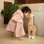 Poncho de bain lapin wild rose (1 - 4 ans)