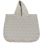 Poncho de plage fleurs