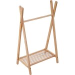 Portant � v�tements l�andre vernis naturel