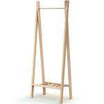 Portant � v�tements en bois de h�tre brut essentiel