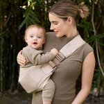 Porte b�b� enfant upsie sling natural beige