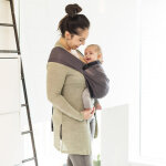 Port� b�b� mini sling gris