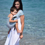 Port� b�b� mini sling vert