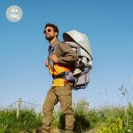 Porte b�b� de randonn�e moov & hike vert sauge