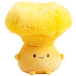 Porte - cl� peluche champignon chanterelle (15 cm)