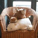 Porte - cl� peluche nemu nemu cookie l'ours brun (12 cm)