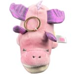 Porte - cl� peluche nemu nemu dragona le dragon rose (18 cm)