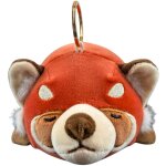 Porte - cl� peluche nemu nemu milin le panda roux (14 cm)