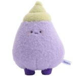 Porte - cl� peluche veggies aubergine (15 cm)